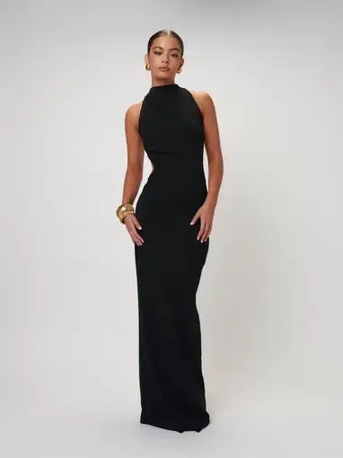 Effie Kats Ambre Gown Black Size XS / AU 6 