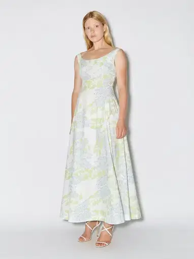 Bernadette Maudette Maxi Length Dress Floral Pattern Size 8 