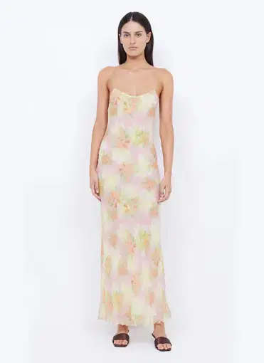 Bec and Bridge Zephy Print Slip Dress Floral Size 8