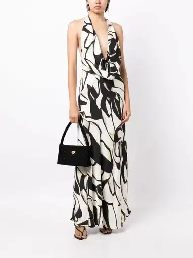 Manning Cartell Abstract Gardenia Slip Dress Print Size 10
