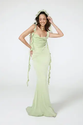 Nana Jacqueline Caroline Dress Green Size S / AU 6-8