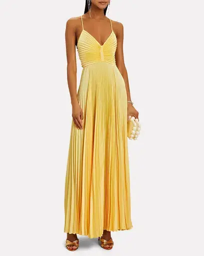 A.L.C Aries Dress Yellow Size 10 