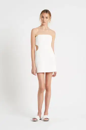 Sir the Label Jacque Strapless Dress Ivory Size 6
