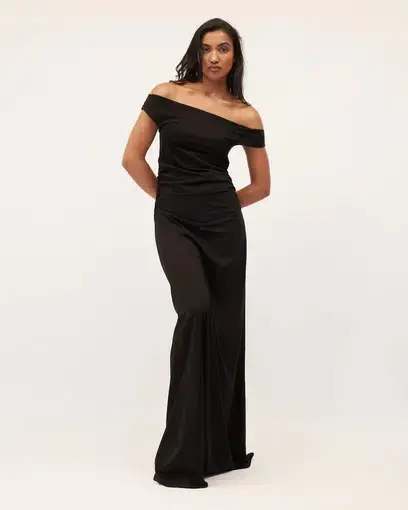 Dominique Healy Vera Maxi Dress Black Size 1 / AU 8