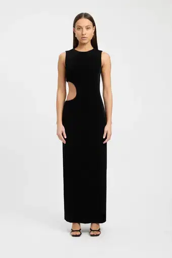 Kookai Margot Maxi Dress Black Size 8 
