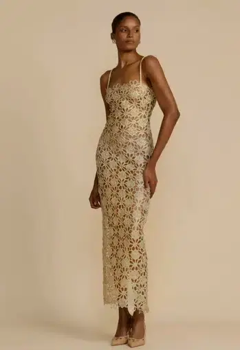 Arcina Ori Kendra Dress Gold Size 8