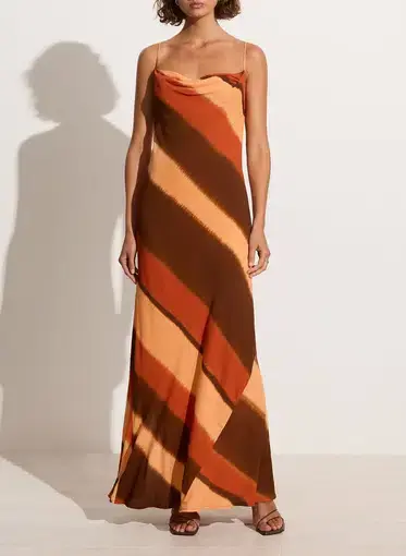 Faithfull the Brand Sisudo Maxi Dress Venezia Tie Dye Size AU 8