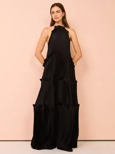 Acler Bassett Gown Black Size 8 