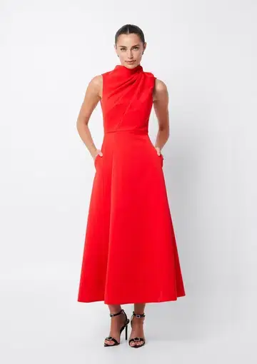 Mossman Cosmic Maxi Dress Red Size 8