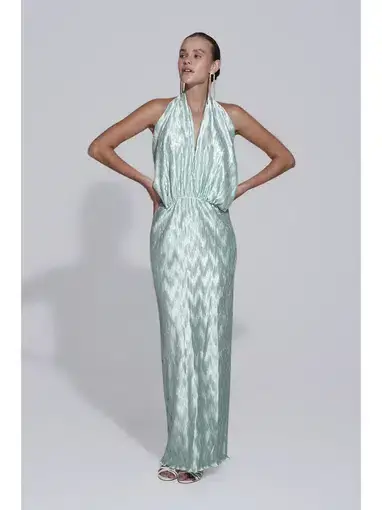 Lidee Riviera Sleeveless Gown Seamfoam Size AU 10