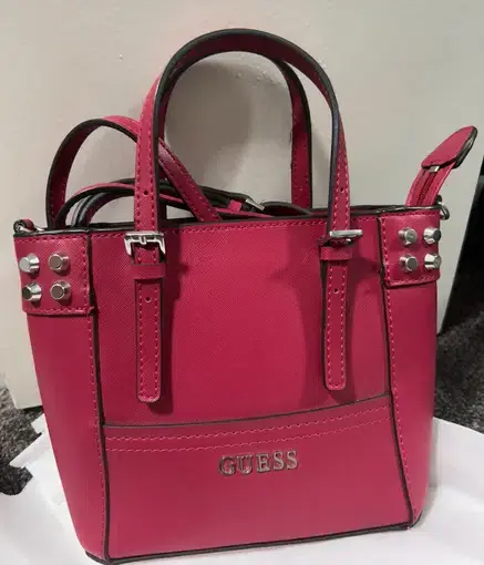 Guess Delaney Tote Bag Red