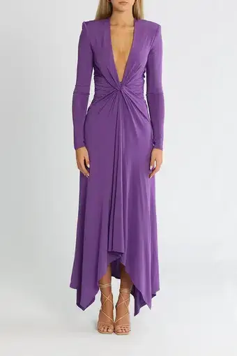 Ronny Kobo Stormy Dress in Purple Size 6
