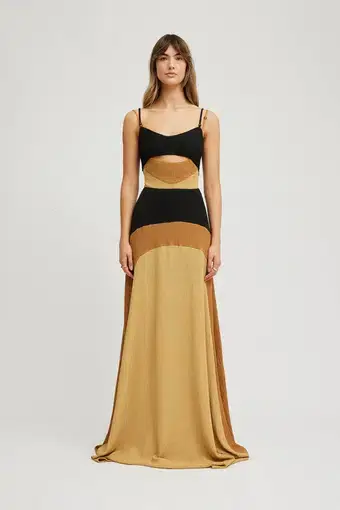 Tojha Ramona Maxi Dress Multi Size 10