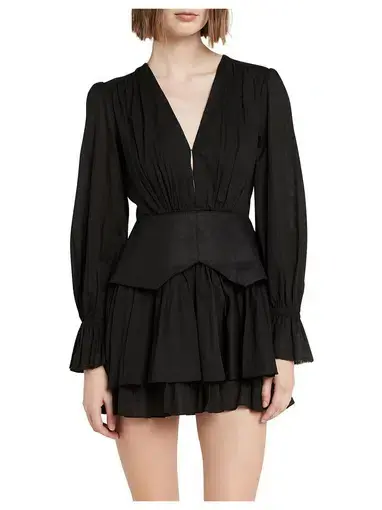Aje Hanneli Dress in Black Size AU 10