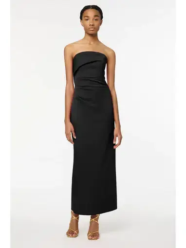 Manning Cartell Fast Forward Strapless Dress in Black Size AU 10
