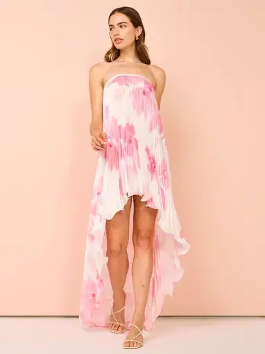 L’Idee Feminite Dress Jardin Pink Size 10

