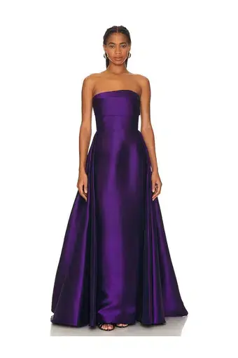 Solace London The Tiffany Maxi Dress Purple Size 10