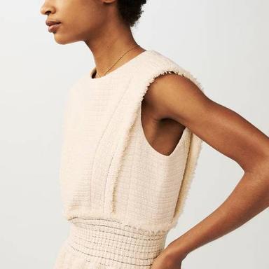 Maje - Rosay sleeveless tweed dress
