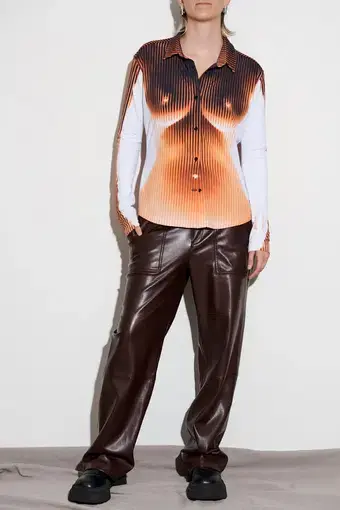 Y/Project x Jean Paul Gaultier Body Morph Shirt in Print One SIze 