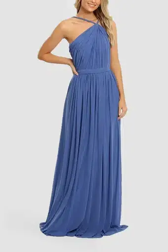 Tania Olsen Sabrina Gown in Sky Blue Size 10