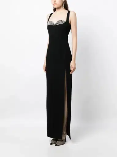 Rachel Gilbert Eli Gown Black Size 10