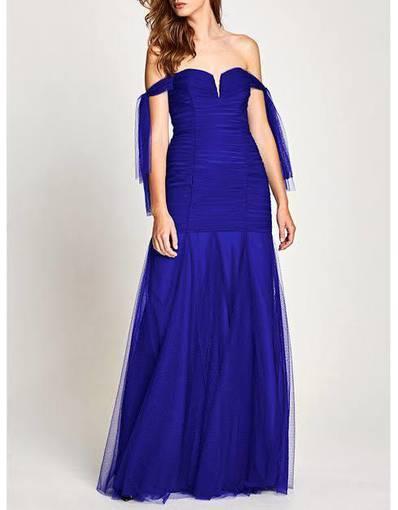 Alice McCall Good Vibes Gown Royal Blue Size 8