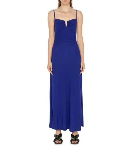 Cue Jersey V-Neck Maxi Dress Ultra Violet Size M / AU 10