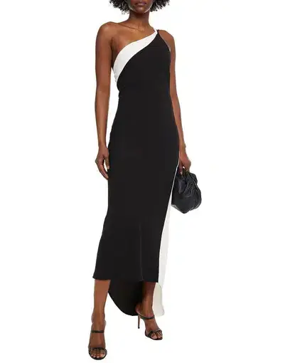 De La Vali Evita Dress Black / White Size S / Au 8
