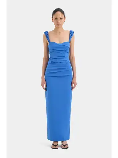 Sir the Label Azul Gown in Cobalt Size 0 / AU 6