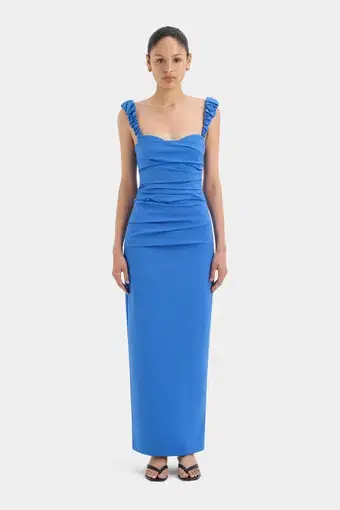 Sir The Label Azul Balconette Gown in Cobalt Size 1 / AU 8