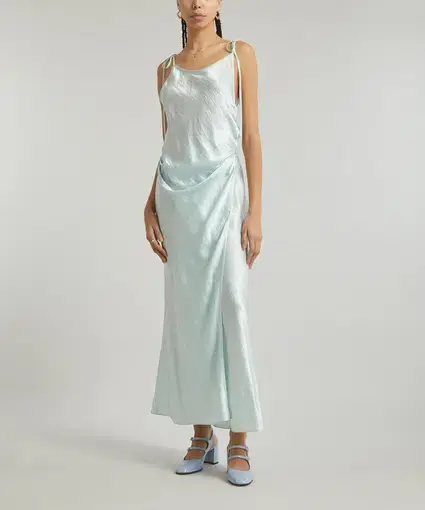 Acne Studios Sleeveless Maxi Wrap Dress Mint Size 38 / AU 10