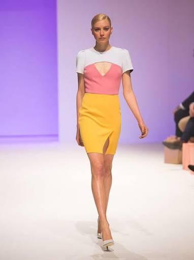 Yeojin Bae Dress Cutout Mini Dress Multi Size 8