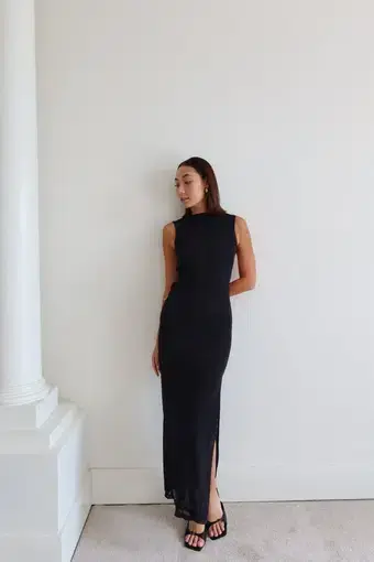She is Olla Luelle Maxi Dress Black Size S / AU 8