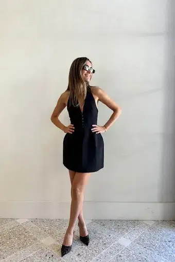 Camilla Marc Petra Mini Dress Black Size 10