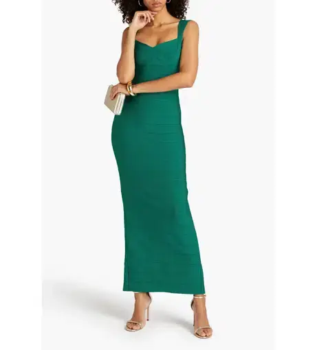 Herve Leger Bandage Gown in Emerald Size S / AU8