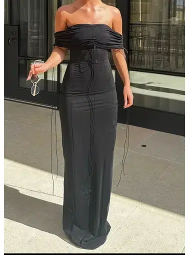 Novich Gabrielle Dress in Black Size AU 8