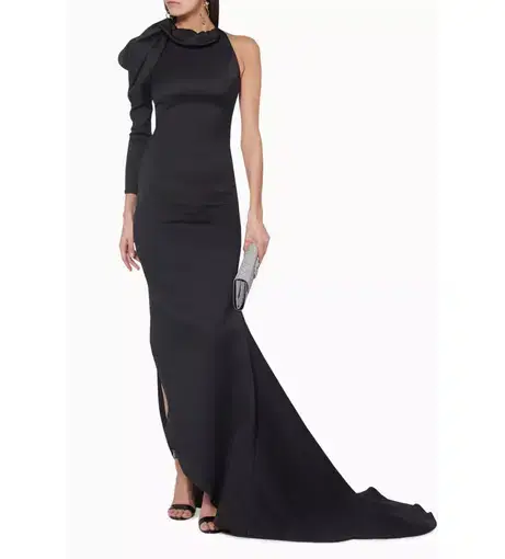 Maticevski  One Sleeve Testament Gown Black Size 8