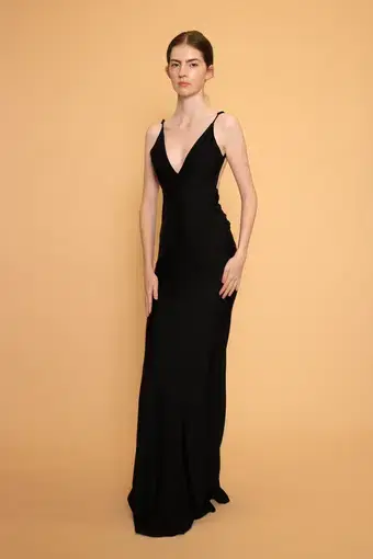 Portia & Scarlett Mira Gown Black Size XS / AU 6