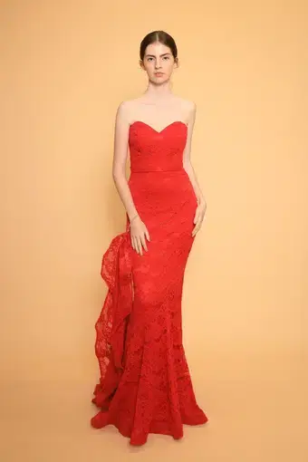 J'adore J8087 Formal Gown Red Size 4