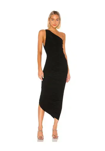 Norma Kamali Diana Gown Black Size XS/AU 6