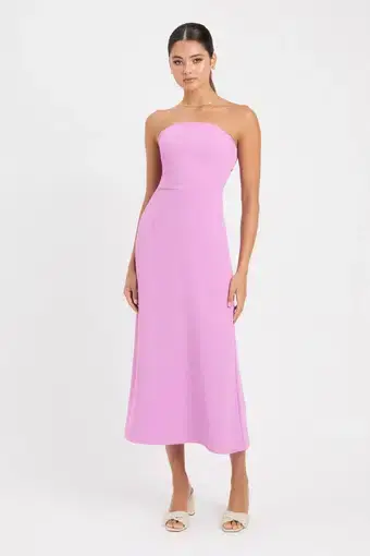 Kookai Alpha Strapless Dress Violet Size 34 / AU 6