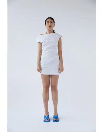 Paris Georgia Remmy Mini Dress White Size L / AU 12