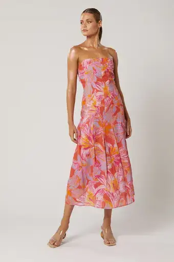 Winona Avalyn Midi Dress Floral Size 10