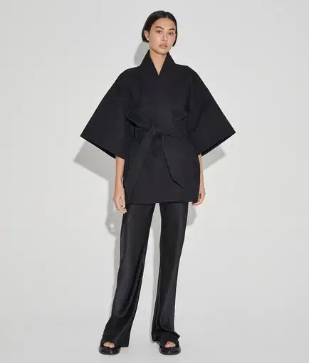 Maison Essentiele Kimono Black Size S/M | AU 8/10