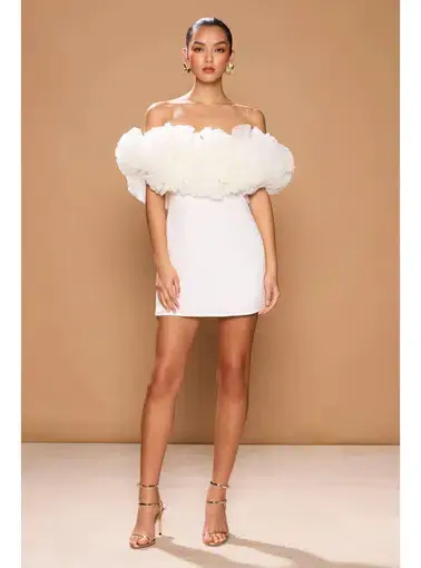 Sonya Moda Sorrento Mini Dress White Size AU 8