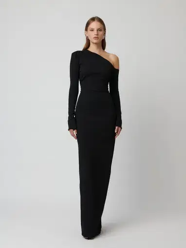 Effie Kats Cayley Gown Black Size L / AU 12