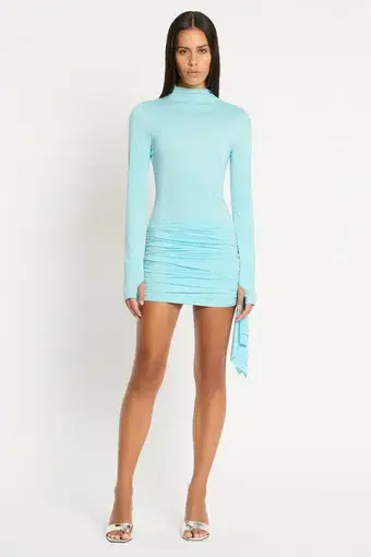 Sass & Bide Aruba Mini Dress in Cool Blue Size M / AU 10