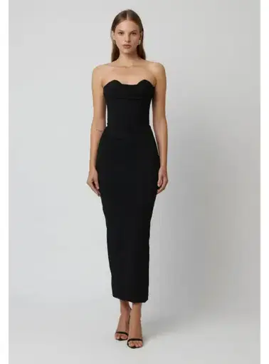 Effie Kats Rozela Dress Black Size XL / AU 14