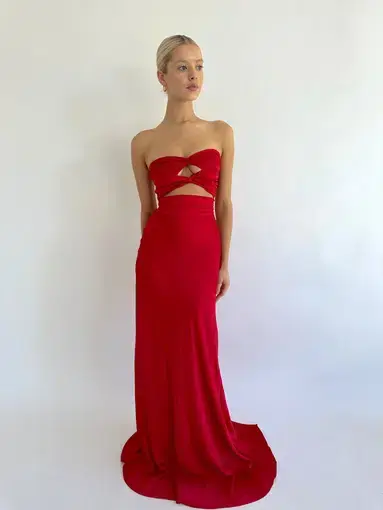 HNTR the Label Inka Gown Wine Size 6
