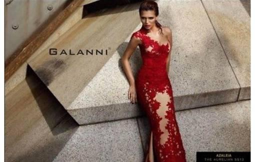 Galanni Red Ball Gown size 10